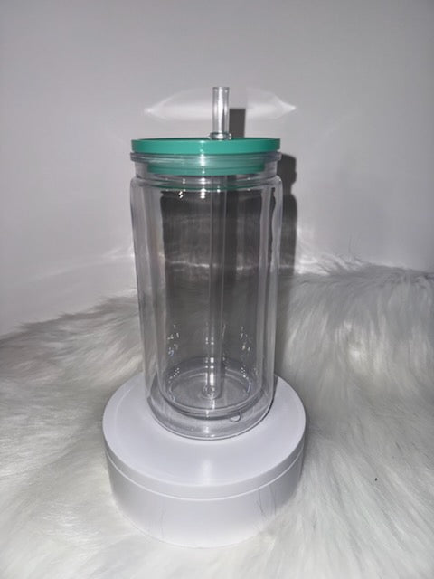 16oz Clear snowglobe