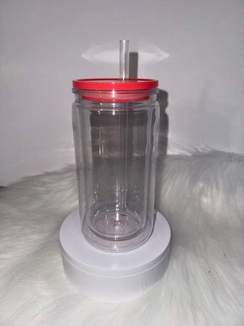 16oz Clear snowglobe