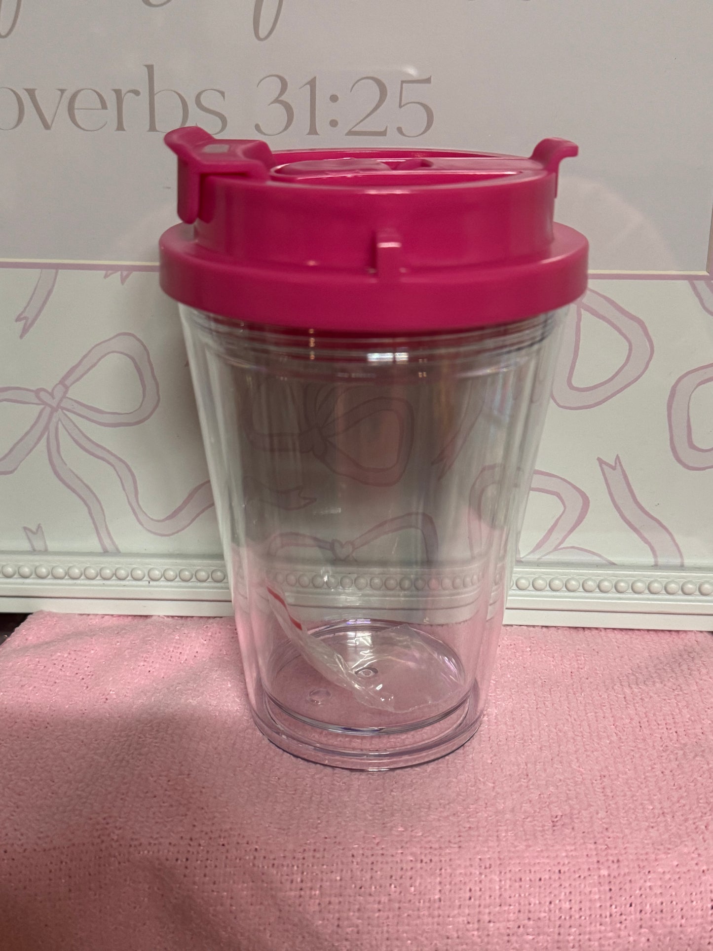 12oz Kids acrylic cup with strap