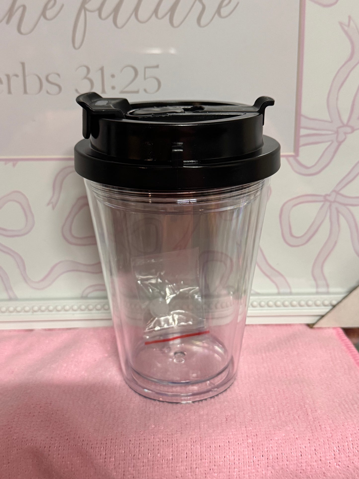 12oz Kids acrylic cup with strap