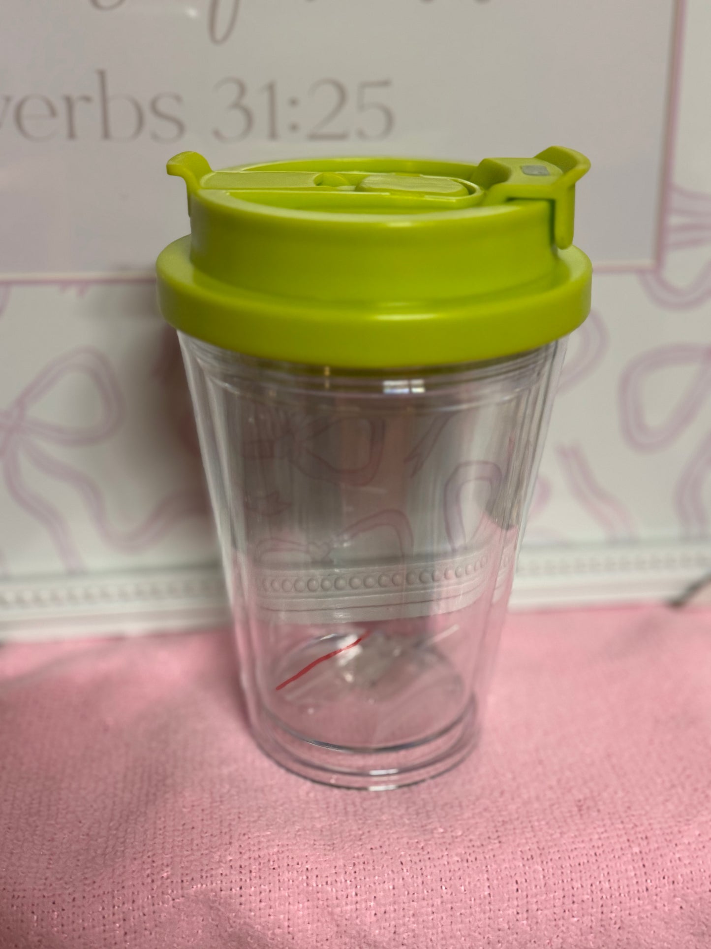 12oz Kids acrylic cup with strap