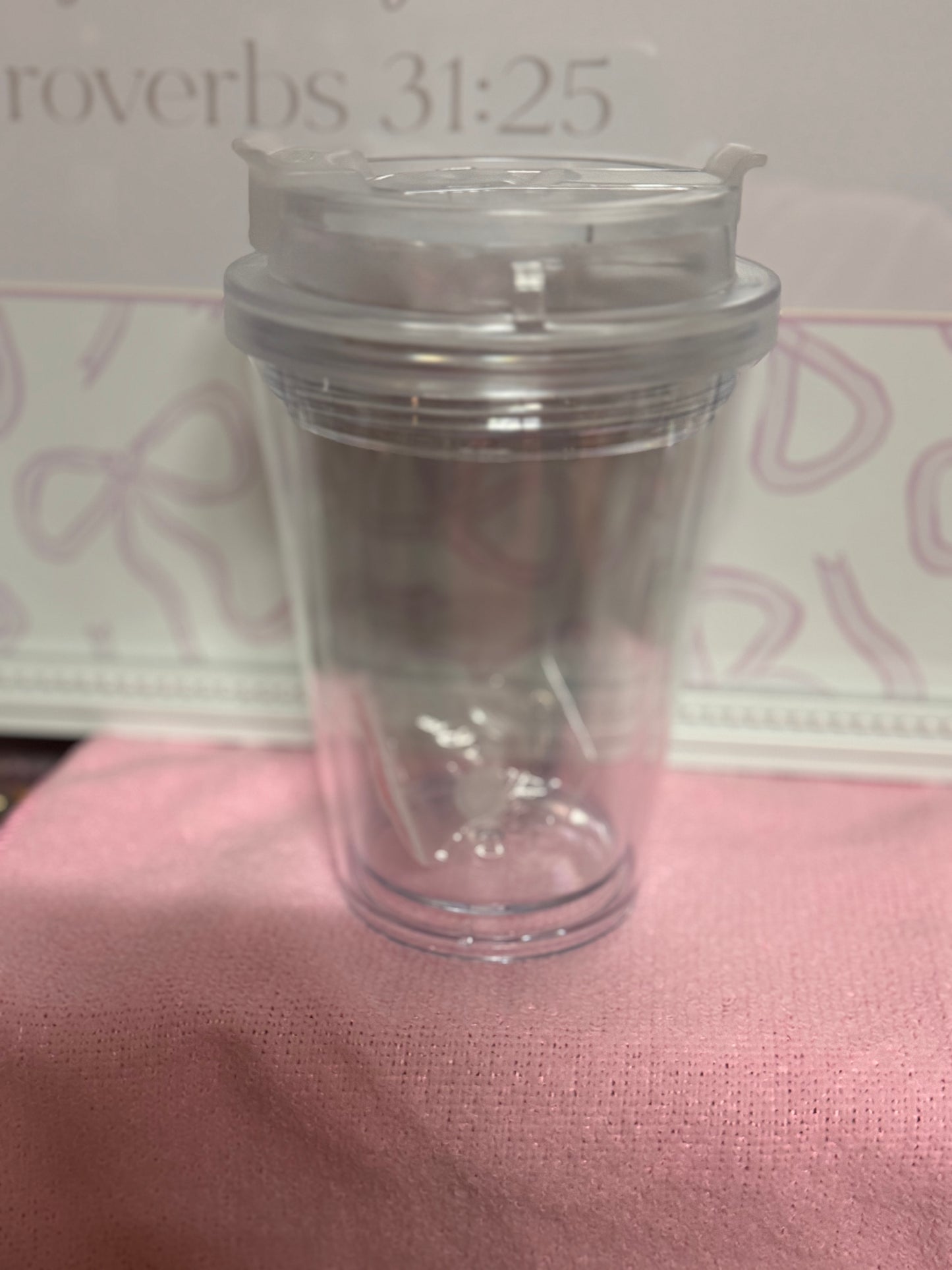 12oz Kids acrylic cup with strap