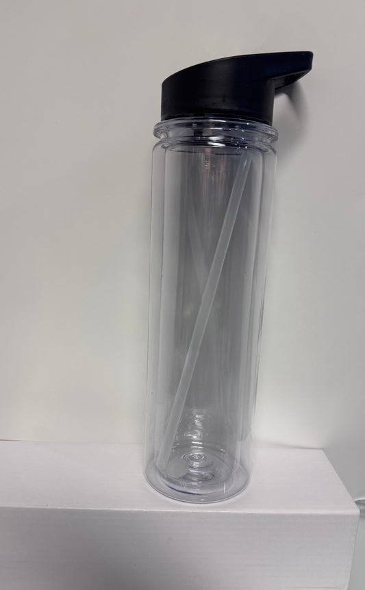18oz water bottle (snow globe)