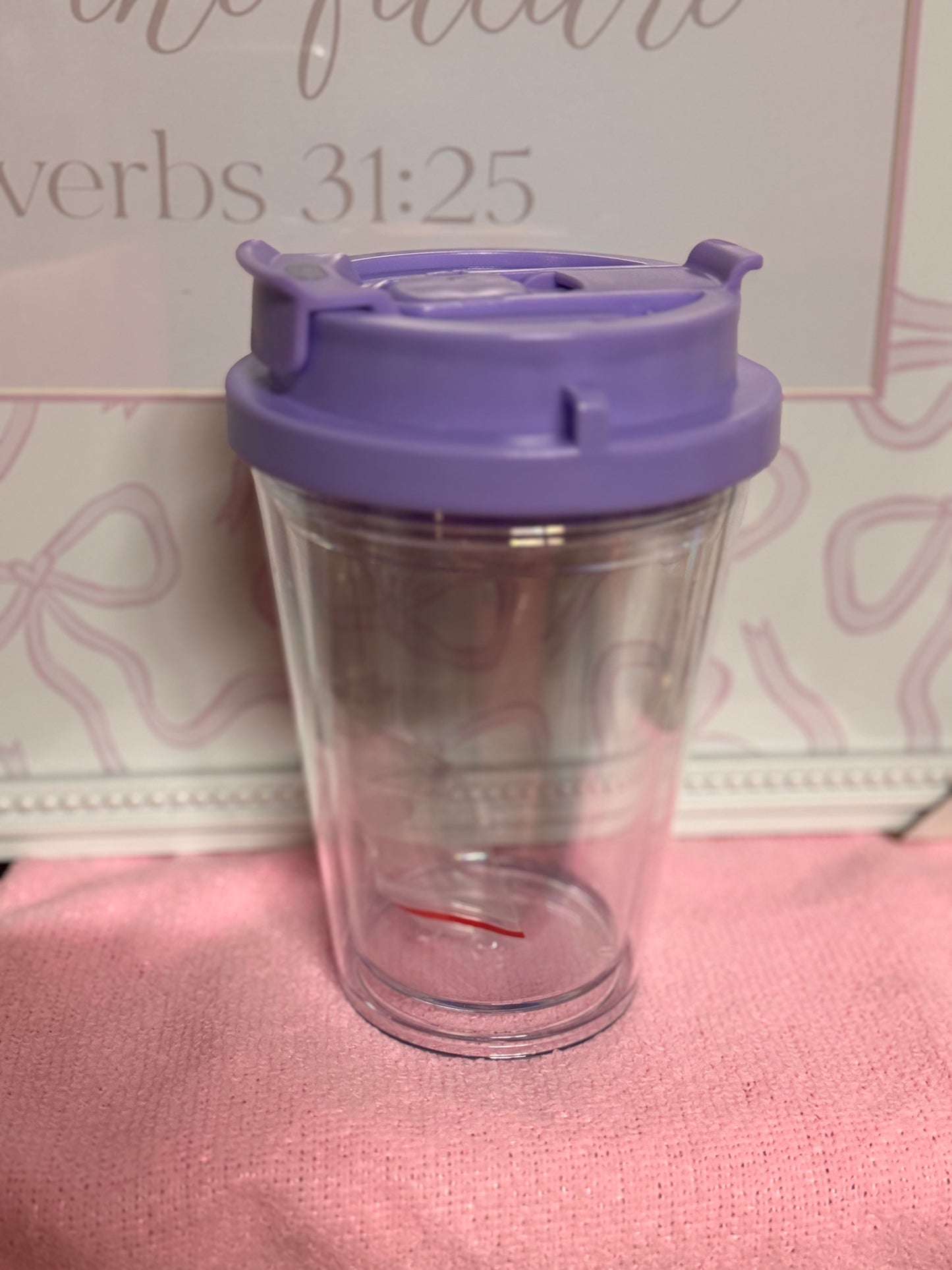 12oz Kids acrylic cup with strap