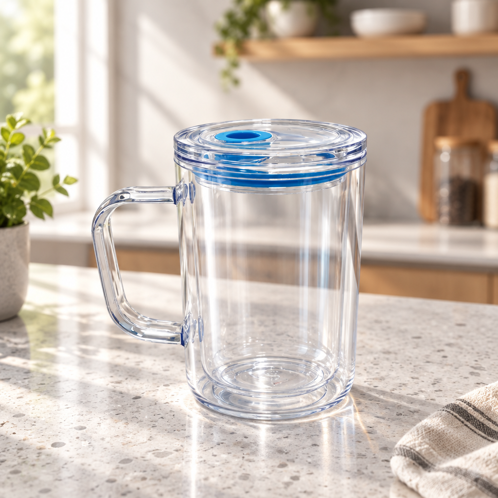 17oz snow globe tumbler cup