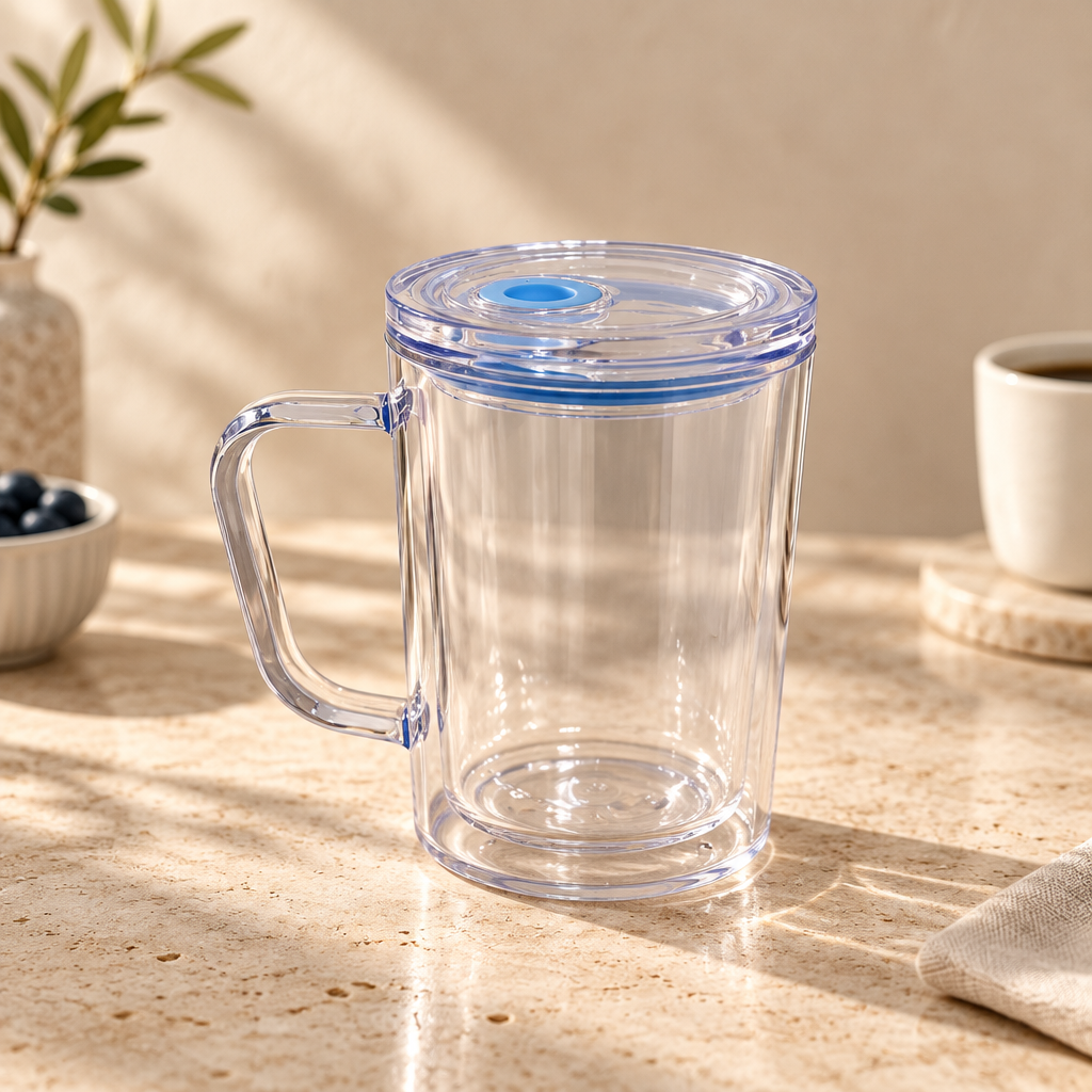 17oz snow globe tumbler cup