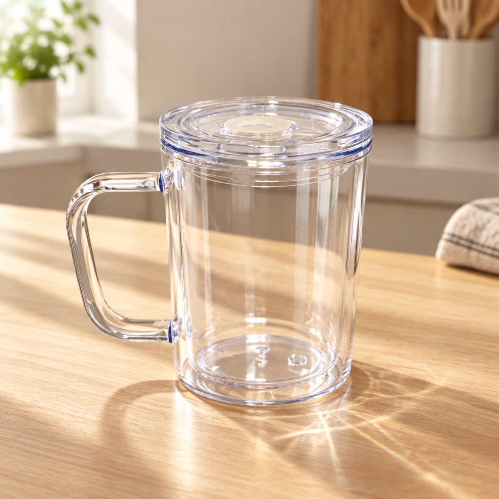 17oz snow globe tumbler cup
