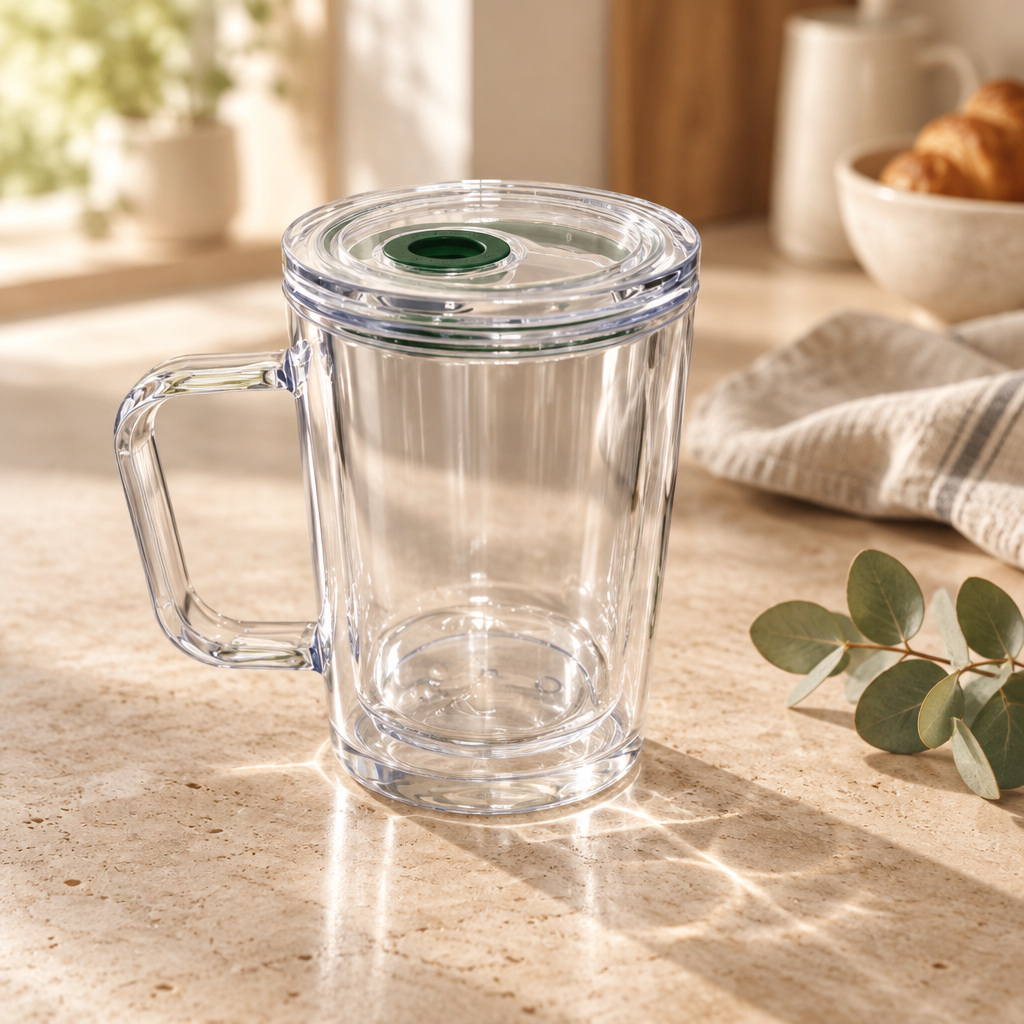 17oz snow globe tumbler cup