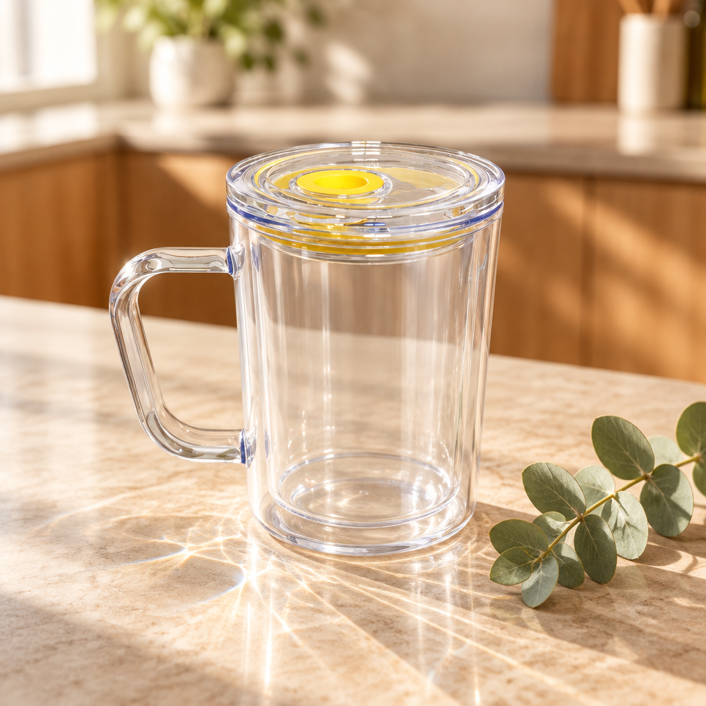 17oz snow globe tumbler cup