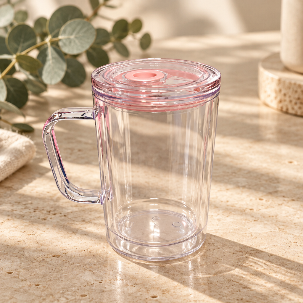 17oz snow globe tumbler cup