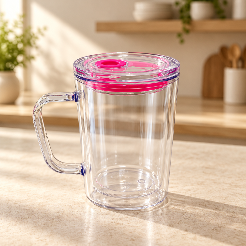 17oz snow globe tumbler cup