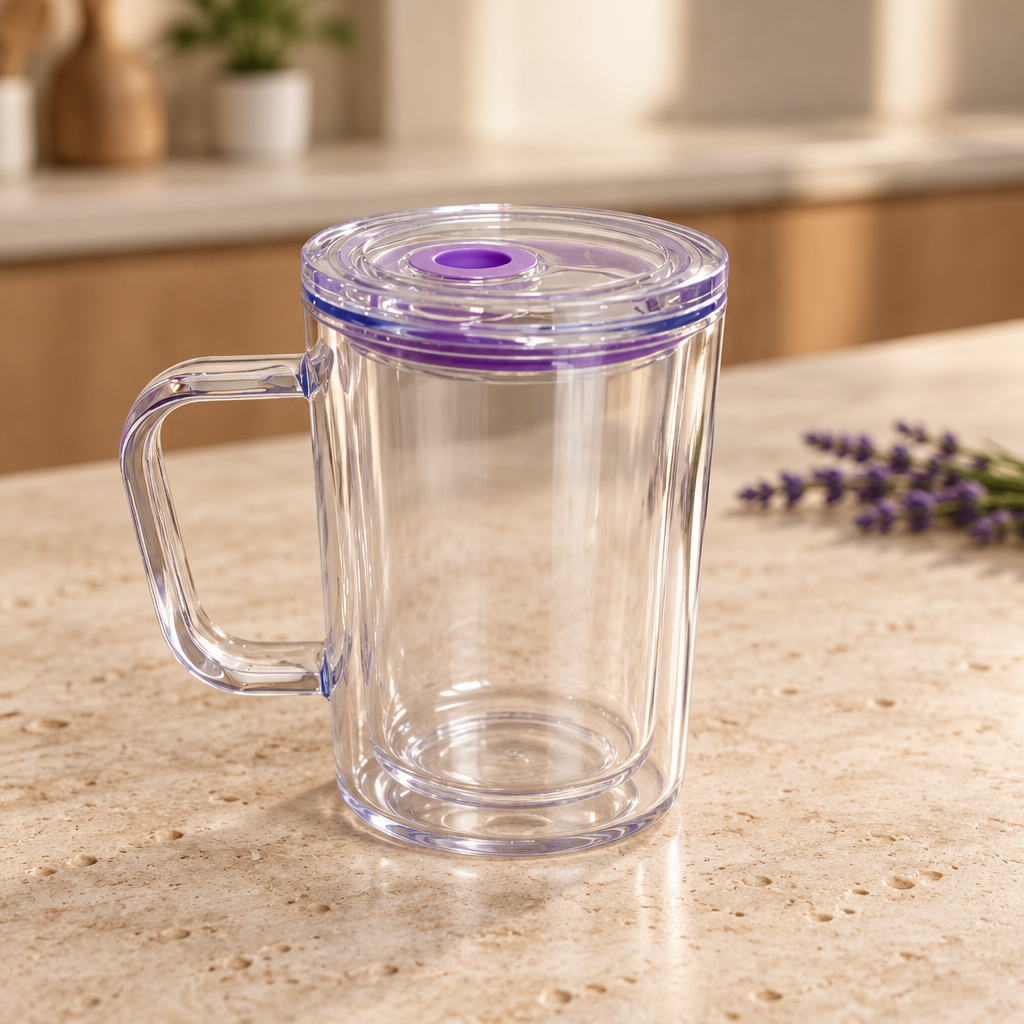 17oz snow globe tumbler cup