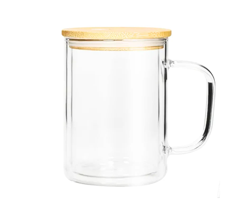 15oz Glass Coffee mug