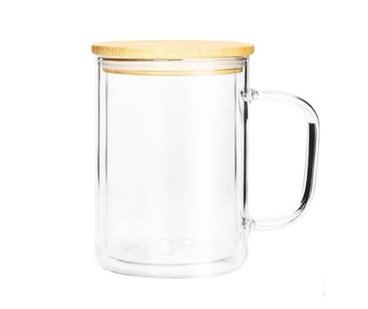 15oz Glass Coffee mug